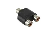 Selby Y Double Adaptor 1RCA Female to 2RCA Female for RCA Cables