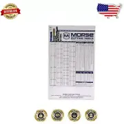 Durable Heavy Duty Wall Chart with Drill Sizes & Decimal Equivalents - 21x34 in