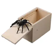 Spider Box Prank Practical Handcrafted Surprise Joke Boxes Funny Wooden Surprise Box Prank-Spider