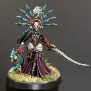 Yvraine Craftworlos Games Workshop Warhammer 40,000 40k Army Presale Painted GW