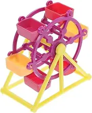 Happyyami Gnaw Training Parrot Toy Windmill Foraging Puzzle Bird Toy for Pet Birds Random