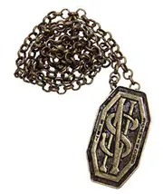 Fantastic Beasts - Newt's Monogram Necklace / Pin