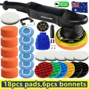 700W Dual Action Car Polisher Buffer Sander Buffing Machine 150mm Polishing Pads