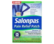 Salonpas, Pain Relief Patch, Large, 9 Patches