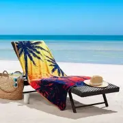 Renee Taylor Jacquard Velour Sunset Palm Beach Towel 2 Pack