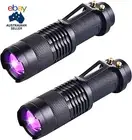 2Pack UV Torch, UV Light Ultraviolet LED Flashlight Blacklight Portable Flashli