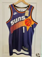 Nike Phoenix Suns Devin Booker 22/23 Hardwood Classic Jersey Purple Size Large