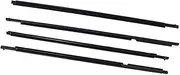 Jodriva Window Door Seals Car Door Glass Window Moulding Weatherstrip Trim Weatherstrip Rubber Seal Belt, for Toyota, for Highlander 2008 2009 2010 Car Door Weather Strip