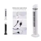 1 Set Mini Tower Fan Adjustable Wind Volume Cool Down Comfortable Energy Saving