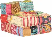 Modular Pouffe Patchwork Fabric Garden Furniture Cushion