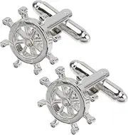 [DEARMAMY] 1pair Men's Pins Sliver Ties Cuff Links Lapel Pin for Men Masculine Decor Gold Arm Cuff Tuxedo Shirt Bow Pocket Fasteners for Clothing Buttons Hombre Copper Silver