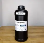 Flashforge 3D Printer Resin 1000g Standard Photopolymer Dark Grey Liquid