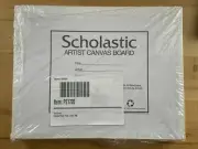 6 Pack - Scholastic Artist Canvas Board Panel By Fredrix 11x14"