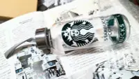 在飛比找露天拍賣優惠-STARBUCKS COFFEE 星巴克玻璃水壺不銹鋼壺蓋c