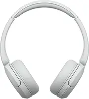 [Sony] WH-CH520 Best Wireless Bluetooth On-Ear Headphones with Microphone for Calls and Voice Control, Up to 50 Hours Battery Life with Quick Charge Function, Includes USB-C Charging Cable - White