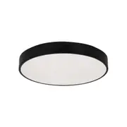 Orbis Tricolour LED Ceiling Light Black 40cm