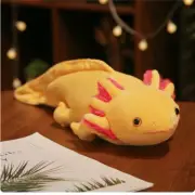 45cm Big Size Kawaii Yellow Axolotl Plush Toy Stuffed Ambystoma Simulation