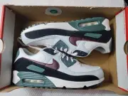 Nike Air Max 90 PRM Burgundy Crush Green FV6059-001 Shoes - Mens 9 Womens 10.5