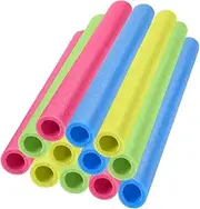 12 Pieces Trampoline Pole Foam Sleeves Replacement Portable Foam Tubes Protector Protection Covers for Indoor Outdoor Pipe