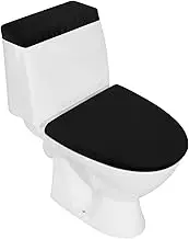 Toilet Lid Cover and Toilet Tank Lid Cover, Bathroom Toilet Lid Seat Cover Set, Stretch Washable Spandex Fabric Toilet Protector Cover, Fits Most Toilet Tanks & Lids