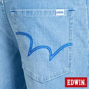 【EDWIN】男裝 JERSEYS 迦績EJ6超彈EDGE錐形牛仔褲(重漂藍)