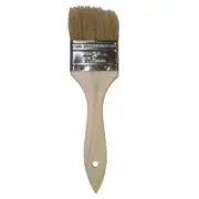 Tool Aid 17330 Flat Paint Brush, 2" Width, Hog Bristle, Hardwood Handle