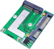 Mini mSATA SSD To 2.5" SATA 6.0 Gps Adapter Converter Card IDE HDD For Laptop