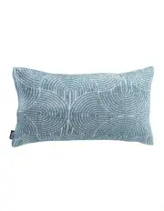 [SOGA] Geometric Throw Pillow 35cm in Blue