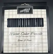 Stampin Up! Watercolor Colored Pencils Set of 24 Blendable NOS stamp coloring