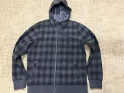 THE NORTH FACE OUTBOUND HOODIE ASPHALT GRAY PLAID SZ LARGE NWT