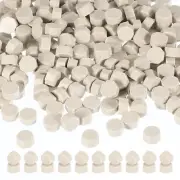 Wax Seal Beads, 360 Pack Sealing Wax Beads Octagon Stamp Beads, Beige
