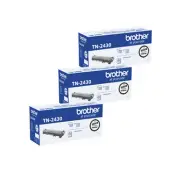 Brother TN-2430 Toner Cartridges Value Pack - Includes: [3 x Black] Value Pa...