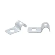 One Hole Strap Pipe Strap Zinc-Plated Steel Reinforced Rib 20PC