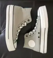 Women's Size 9.5 Converse Chuck Taylor All Star Platform Green Shoes By You