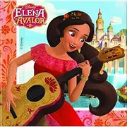 Elena Of Avalor Princess Elena Napkins (Pack of 16) (UK Size: One Size) (Red/Sky Blue)
