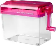 LALAFINA Plastic Metal Manual Shredder Office Accessory Destroy Documents Counter Bills
