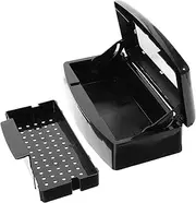 Nail Art Tool Sterilizer Tray Box Durable Storage for Manicure Tools Tweezers Nail Clippers Multipurpose Wear Resistant Design Easy to Clean Transparent