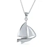 Sailboat Pendant in Sterling Silver