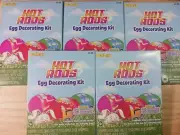 DUDLEY'S Hot Rods Easter Egg Decorating Kits ~ Egg Racing Cars ~ 5 Boxes ~ New..