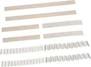 Tofficu 10pcs Stainless Steel Polymer Clay Cutters Flexible Wavy Blades for Pottery Sculpting Easy to Clean Durable Clay Modelling Tools for DIY Craft