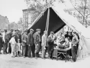 Registration Veterans Bonus 1933 Camp After Bonus Army Riots Washi- 1933 Photo