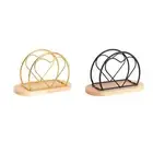 Napkin Holder for Table Wooden Upright Napkin Dispenser Heart Shape Modern