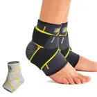 BRACOO FS60 Ankle Support Airy Sleeve 1 Pair, Adjustable Compression Ankle Su...