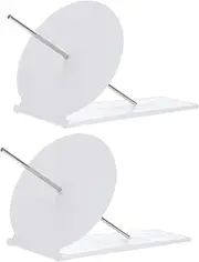 ERINGOGO 2Pcs DIY Equatorial Sundial Clock Creative Teaching Aid for Measurement Ancient Scientific Model for Students and Educators Lightweight and Portable for Learning