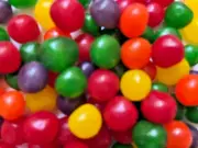 Assort FRUIT SOURS- Sour Fruit Flavored Balls- Chewy Candy Balls - 1/2 POUND