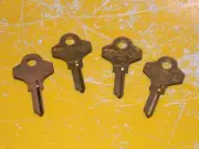 Lot of 4 - Taylor 111B or 1141K Key Blank - envelope 162