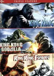 KING KONG 2005 + KING KONG VS GODZILLA + KING KONG ESCAPES New DVD 3 Films