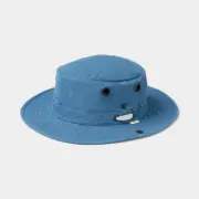 Tilley Wanderer T3 Denim Blue Safari Outdoor Hiking Fishing Hat - New - Size 7