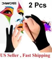 Two Finger Anti-fouling Glove Drawing & Pen Graphic Tablet Pad For Artist