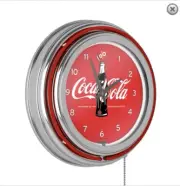 Coca-Cola Retro Neon Clock - 100th Anniversary of the Coca-Cola Bottle New